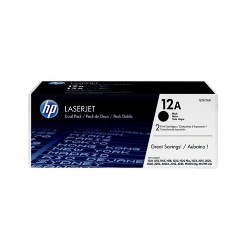 HP 12AD 2 X TONER NERO PER STAMPANTI HP LASERJET GARANZIA ITALIA (Q2612AD)