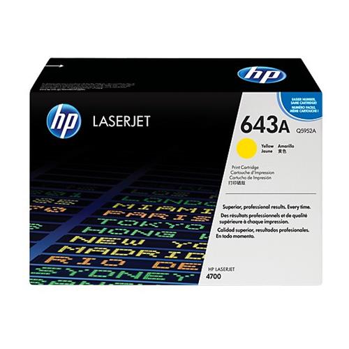 HP 643A TONER GIALLO PER HP Color LaserJet 4700 10.000 PAGINE