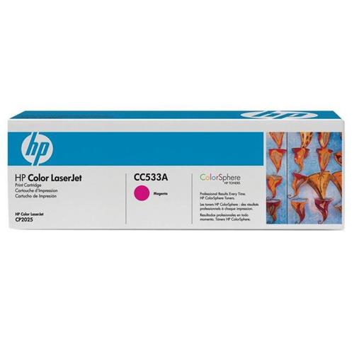 HP 304A TONER MAGENTA PER COLOR LASERJET CP2025-CP2025N-CP2025DN/LASERJET CM2320NF-CM2320FXI GARANZIA ITALIA (CC533A)