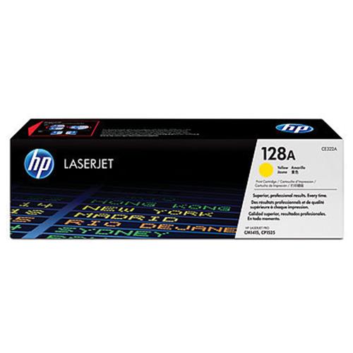 HP 128A TONER GIALLO PER COLOR LASERJET PRO CP1525NW-CP1525N-LASERJET PRO CM1415FN-CM1415FNW GARANZIA ITALIA (CE322A)