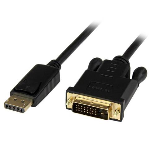 STARTECH CAVO CONVERTITORE ADATTATORE ATTIVO DISPLAYPORT MASCHIO A DVI-D MASCHIO 91cm NERO