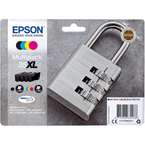 EPSON 35 XL MULTIPACK CARTUCCIA INK NERO + CIANO + MAGENTA + GIALLO