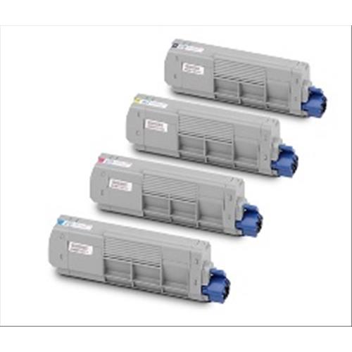 Yellow Compatibiletible Oki C610 N,C610 DN,C610 DTN.6K #44315305