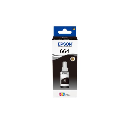 EPSON T6641 FLACONE INCHIOSTRO NERO PER EPSON L300-355-555 70ML (C13T664140)