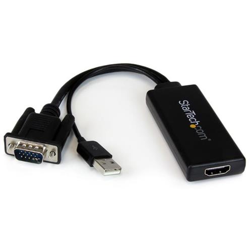 ADATTATORE VGA A HDMI AUDIO