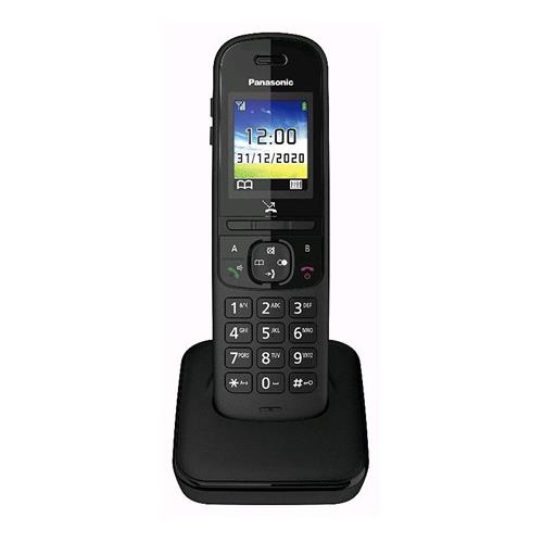 PANASONIC KX-TGH710JTB CORDLESS SINGOLO DISPLAY A COLORI ECO MODE PLUS VIVAVOCE NERO