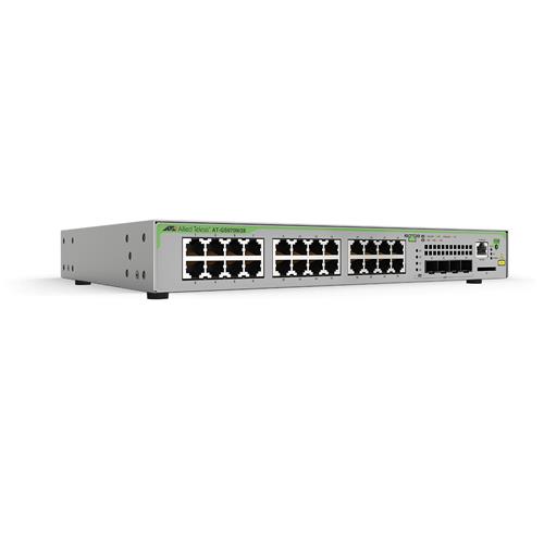 ALLIED TELESIS AT-GS970M/28-50 SWITCH 24xRJ-45 GIGABIT POE RACK WHITE