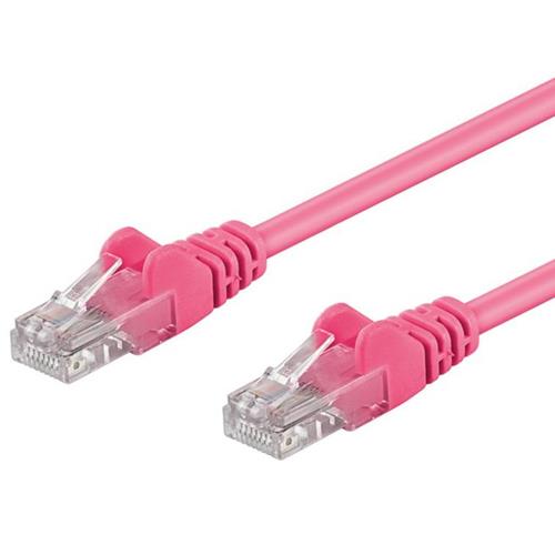 Cavo di rete Patch CCA Cat. 6 Rosa UTP 5 m