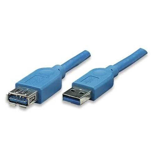 Cavo Prolunga USB 3.2 Superspeed A maschio/A femmina 2m Blu