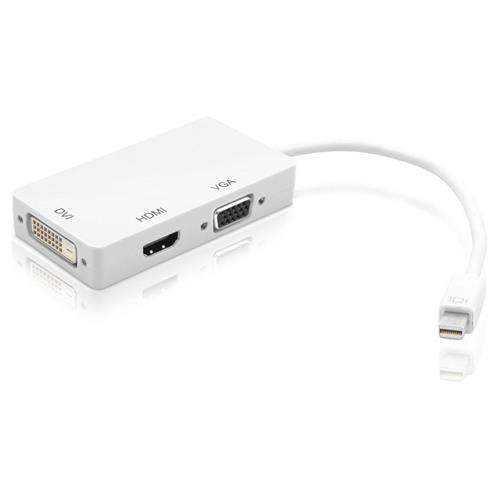 Adattatore 3 in 1 Mini DisplayPort 1.2 (Thunderbolt) a HDMI/DVI/VGA