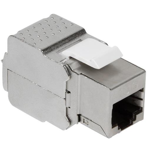 Frutto Keystone RJ45 Cat6A 10Gigabit STP 180&deg; Toolless