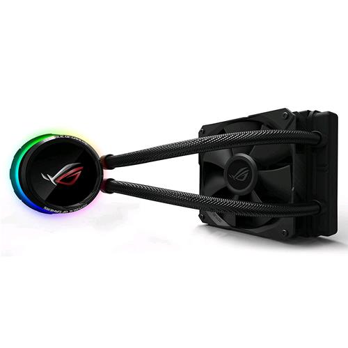 ASUS ROG RYUO 120 SISTEMA DI RAFFREDDAMENTO PER CPU ALL-IN-ONE LIQUID DISPLAY OLED AURA SYNC RGB 1 VENTOLA DI RAFFREDDAMENTO DA 120 MM NERO