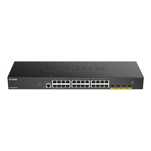 D-LINK DGS-1250-28X SWITCH DI RETE GESTITO L3 24 x 10/100/1000 + 4 x 10 Gigabit SFP+