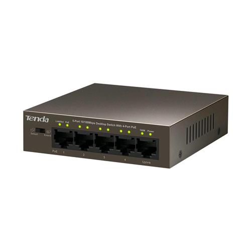 TENDA SWITCH 5 PORTE LAN 10/100 DI CUI 4 POE