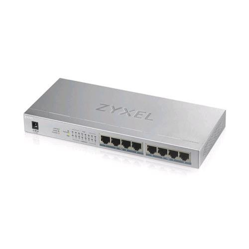 ZYXEL GS1008HP NO GESTITO GIGABIT ETHERNET (10/100/1000) GRIGIO SUPPORTO POWER OVER ETHERNET (POE)