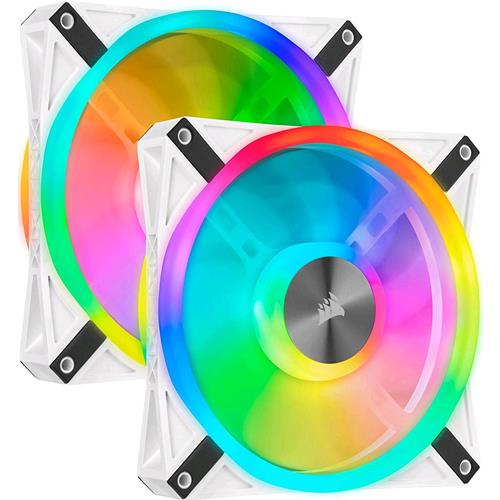 CORSAIR iCUE QL140 CONFEZIONE 2 VENTOLE ILLUMINAZIONE LED RGB DIAMETRO 14CM 550/1.250 RPM