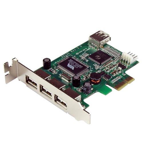 SCHEDA USB PCIE A 4 PORTE LP