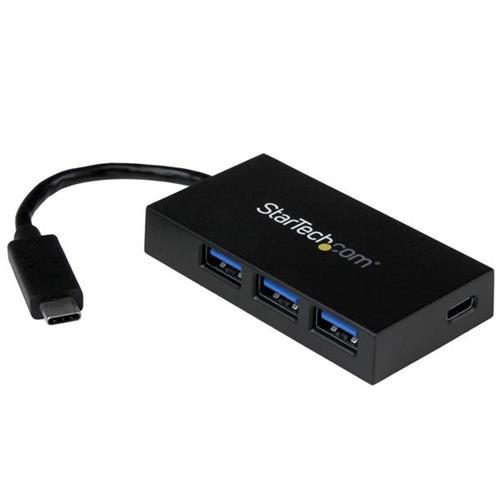 STARTECH HB30C3A1CFB HUB PORTATILE USB 3.1 Gen 1 SUPERSPEED USB-C 3 x USB-A 3.0 - 1 x USB-C 3.0 NERO DESKTOP