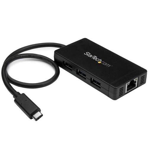 HUB USB 3.0 A 3 PT /USB-C/GBE