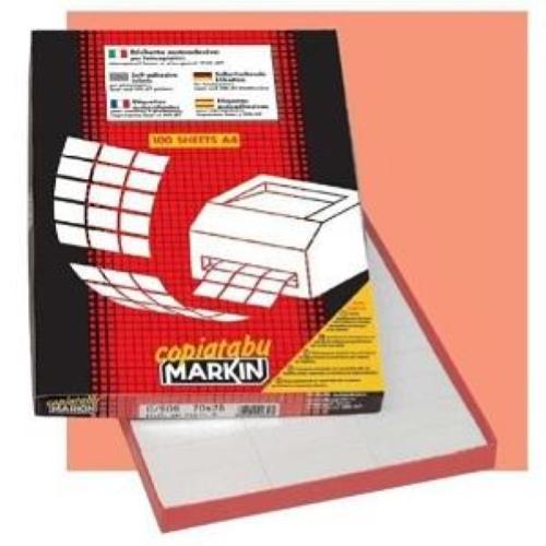 MARKIN C/599A3 CONF 100 ETICHETTE 297x420 MM ADESIVE COLORE BIANCO (214C599A3)