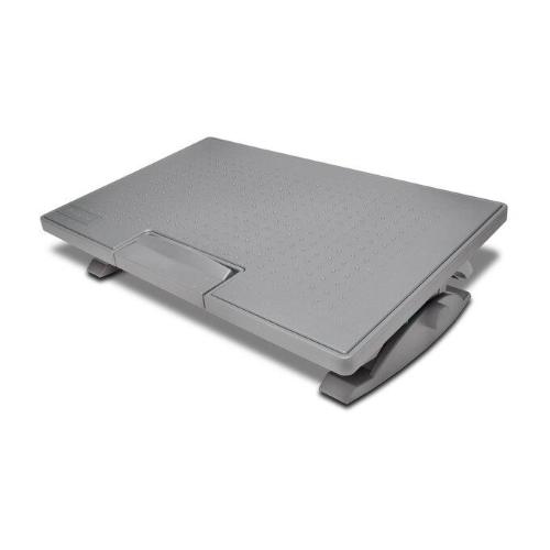 KENSINGTON POGGIAPIEDI ERGONOMICO IN PLASTICA ALTEZZA REGOLABILE 354X537 mm GRIGIO