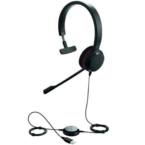 JABRA EVOLVE 20 UC MONO CUFFIE CON MICROFONO ON-EAR USB