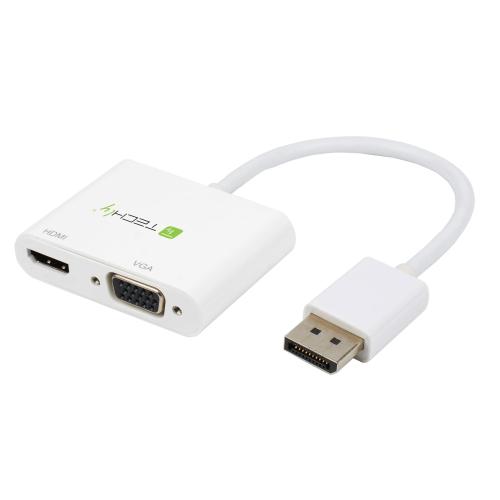 Adattatore DisplayPort ad HDMI/VGA 4K 60Hz