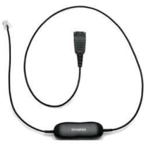 JABRA GN 1200 CAVO DRITTO 0.8 mm SMART CORD RJ-9 MASCHIO TELEFONO NERO