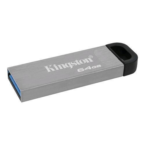 KINGSTON DATATRAVELER KYSON 64GB USB A 3.2 SILVER