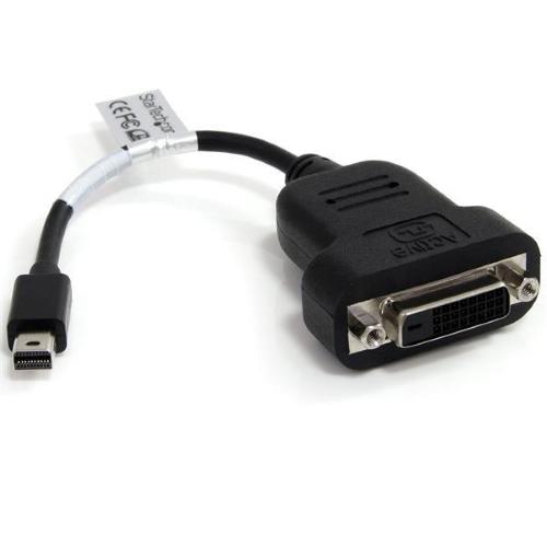 STARTECH ADATTATORE ATTIVO DA MINI DISPLAYPORT MASCHIO A DVI-D FEMMINA 20cm NERO
