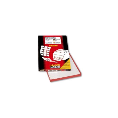 MARKIN CONF 500 ETICHETTE ADESIVE 210X59 mm BIANCO