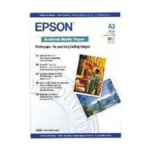 EPSON C13S041344 CARTA FOTOGRAFICA A3 PER STAMPANTI INKJET/LASER 189 gr/m2 50 FOGLI