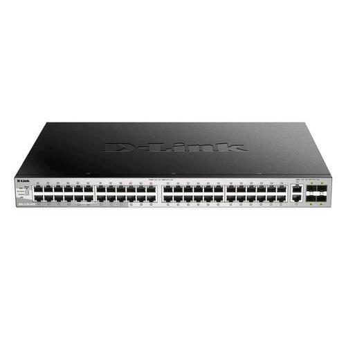 D-LINK DGS-3130-54TS SWITCH GESTITO L3 GIGABIT ETHERNET (10/100/1000) NERO, GRIGIO
