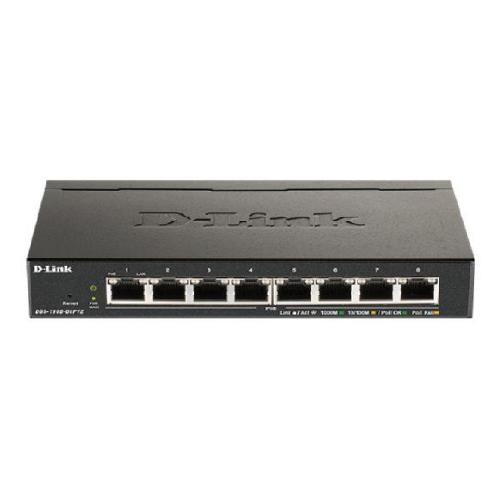 D-LINK DGS-1100-08PV2 SWITCH GESTITO 8 x 10/100/1000 (PoE) PoE (64 W)