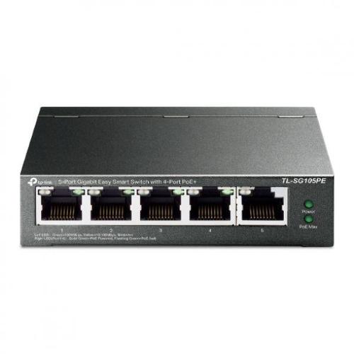 TP-LINK SWITCH 5P GIGABIT 4P POE+ 1P NO POE