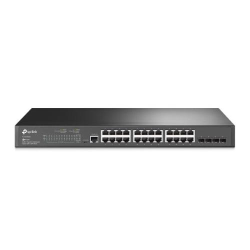 TP-LINK SG3428 SWITCH GESTITO L2+ 24 PORTE LAN Gigabit + 4 PORTE SFP MONTABILE SU RACK