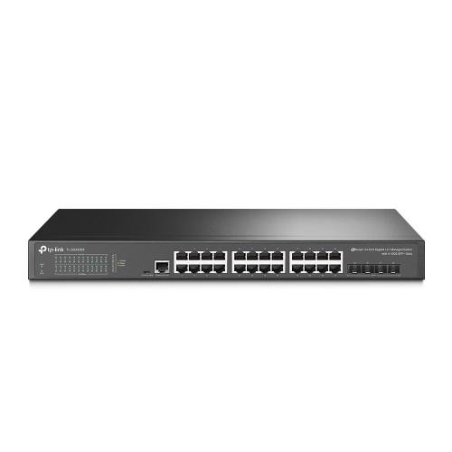 TP-LINK TL-SG3428X JETSTREAM SWITCH 24 PORTE GESTITO L2- 24 x 10/100/1000 + 4 x 10 Gigabit SFP+ MONTABILE SU RACK