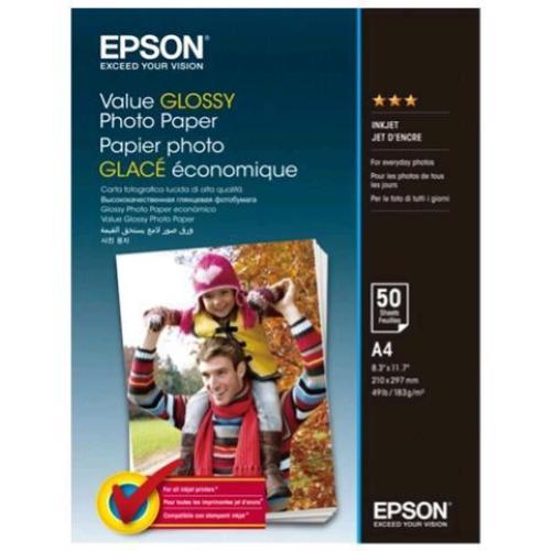VALUE GLOSSY PHOTO PAPER A4 50