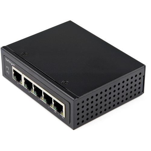 STARTECH IESC1G50UP SWITCH INDUSTRIALE NON GESTITO 4 x 10/100/1000 (PoE+) + 1 x 10/100/1000 PoE+ (120 W) MONTABILE SU RAIL DIN