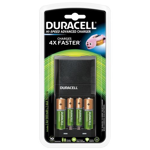 Duracell 45m Charger + 2 x AA/AAA