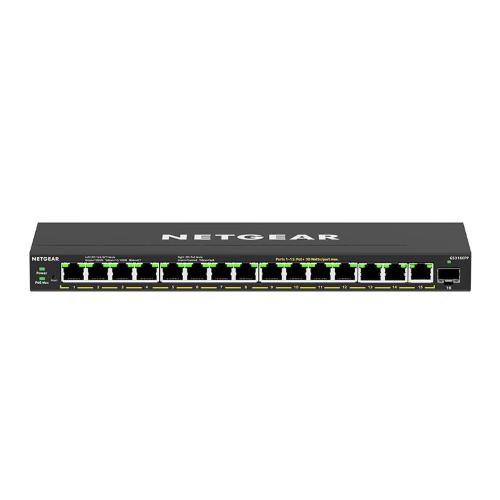 NETGEAR GS316EPP-100PES SWITCH 16 PORTE GESTITO 15 x 10/100/1000 (PoE+) + 1 x SFP PoE+ (231 W)