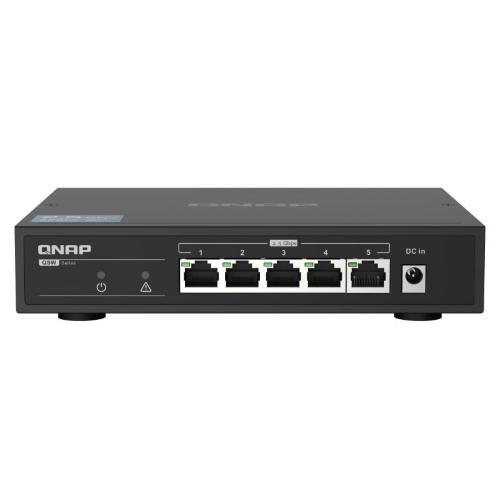 QNAP QSW-1105-5T SWITCH NON GESTITO 5 PORTE 5 x 10/100/1000/2.5G DESKTOP NERO