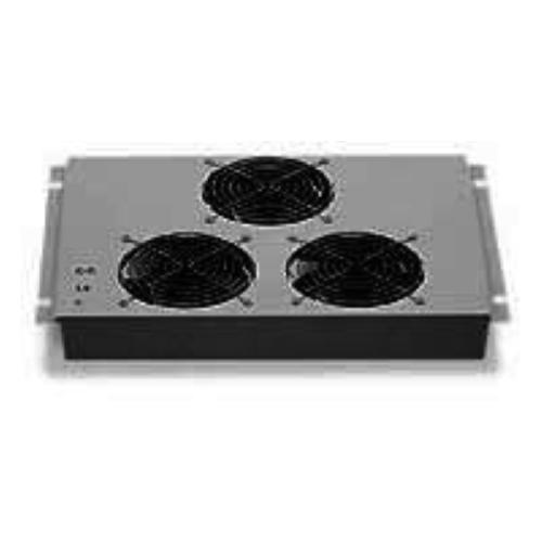 Gruppo 3 Ventole Soffitto con Termostato per Armadi Rack