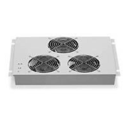 Gruppo 3 Ventole a Soffitto con Termostato per Armadi Rack