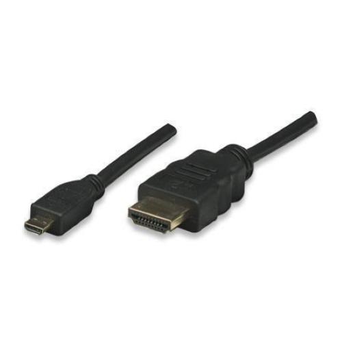 Cavo HDMI&trade; Highspeed con Ethernet Channel 1.4 A M/ Micro D M, 1 m