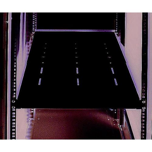 Mensola estensibile per Rack 19'' 1U Grigio 4 punti