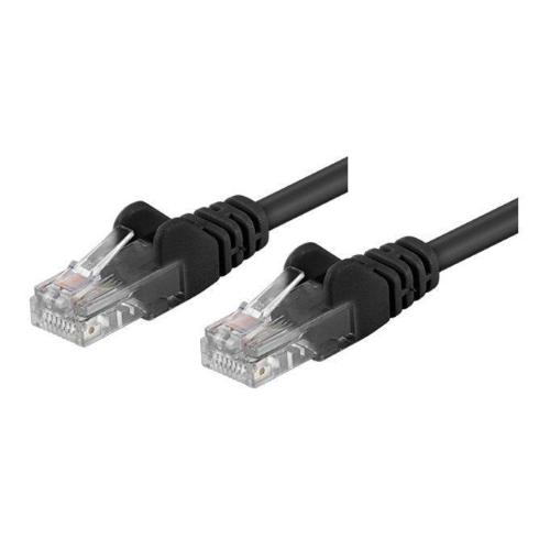 Cavo di rete Patch CCA Cat. 5e Nero UTP 20 mt