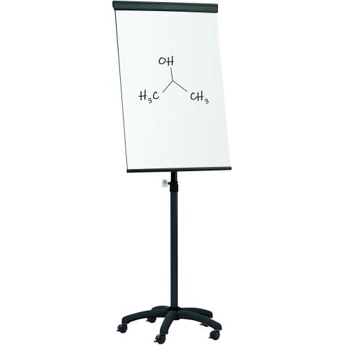 Lavagna Magnetica Cancellabile Flipchart Portablocco Ruote 70x100 cm