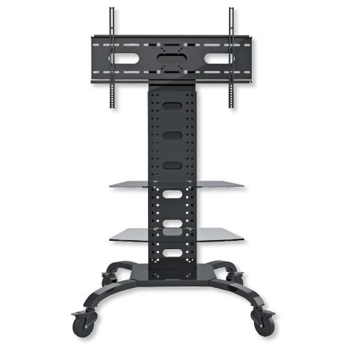 Supporto a Pavimento con 2 Mensole Trolley TV LCD/LED/Plasma 32-70''