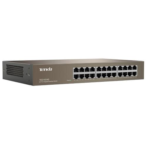 Switch 24 Porte 10/100/1000 Gigabit Non Gestito, TEG1024D